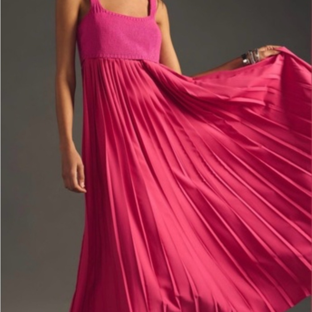 Elegant Fuchsia Maxi Dress